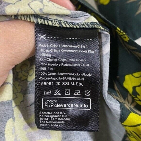 Scotch & Soda Women's Size Small Cosmic Surf Floral Sz. XS - Picture 11 of 11